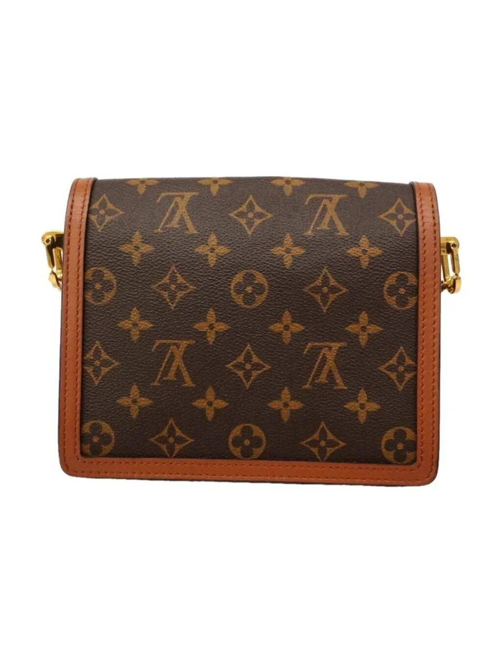 Louis Vuitton Shoulder Bag Monogram Reverse Dauphine Mini Brown